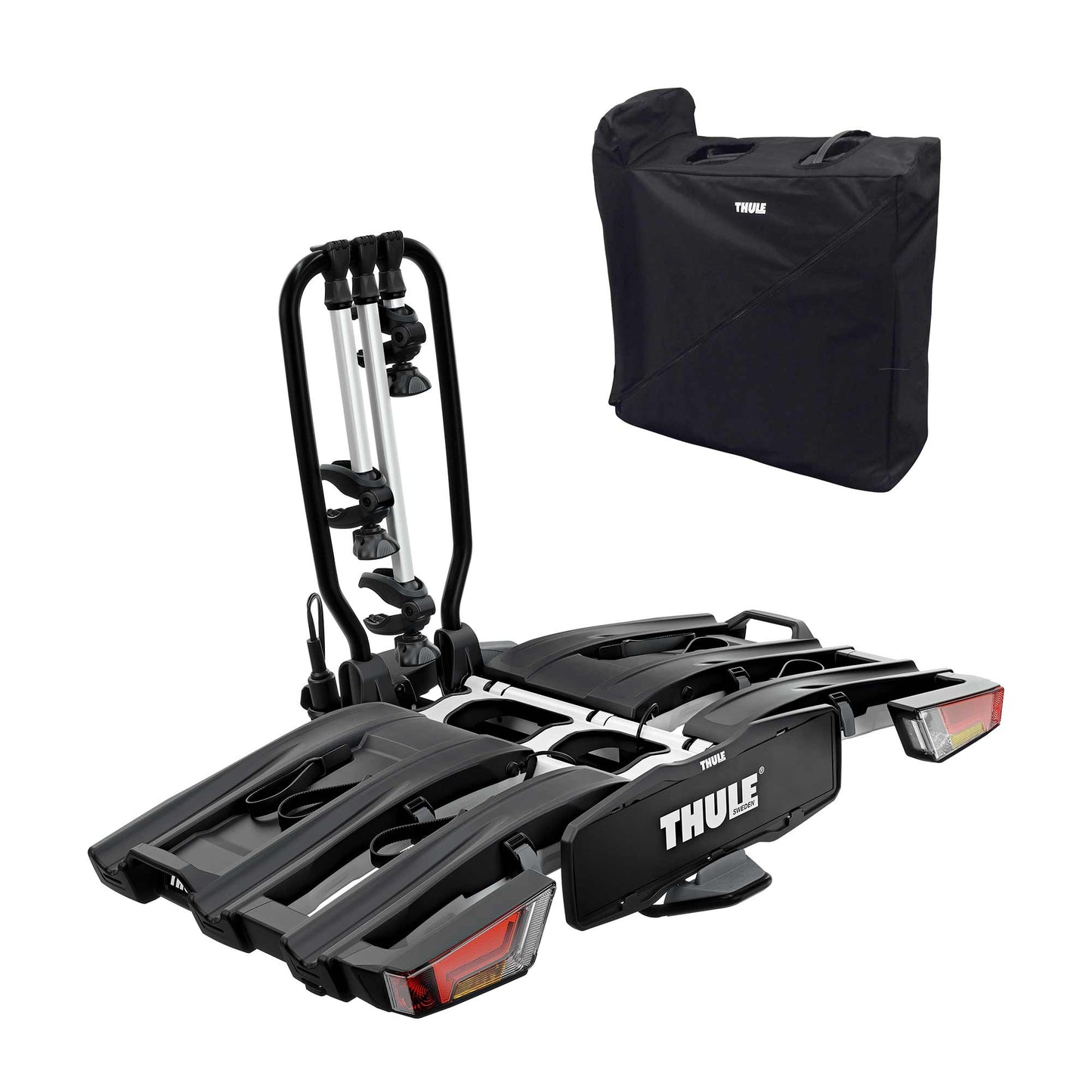 Thule Kupplungsfahrradträger Easy Fold XT 3 inkl. verschiedene Erweiterungen