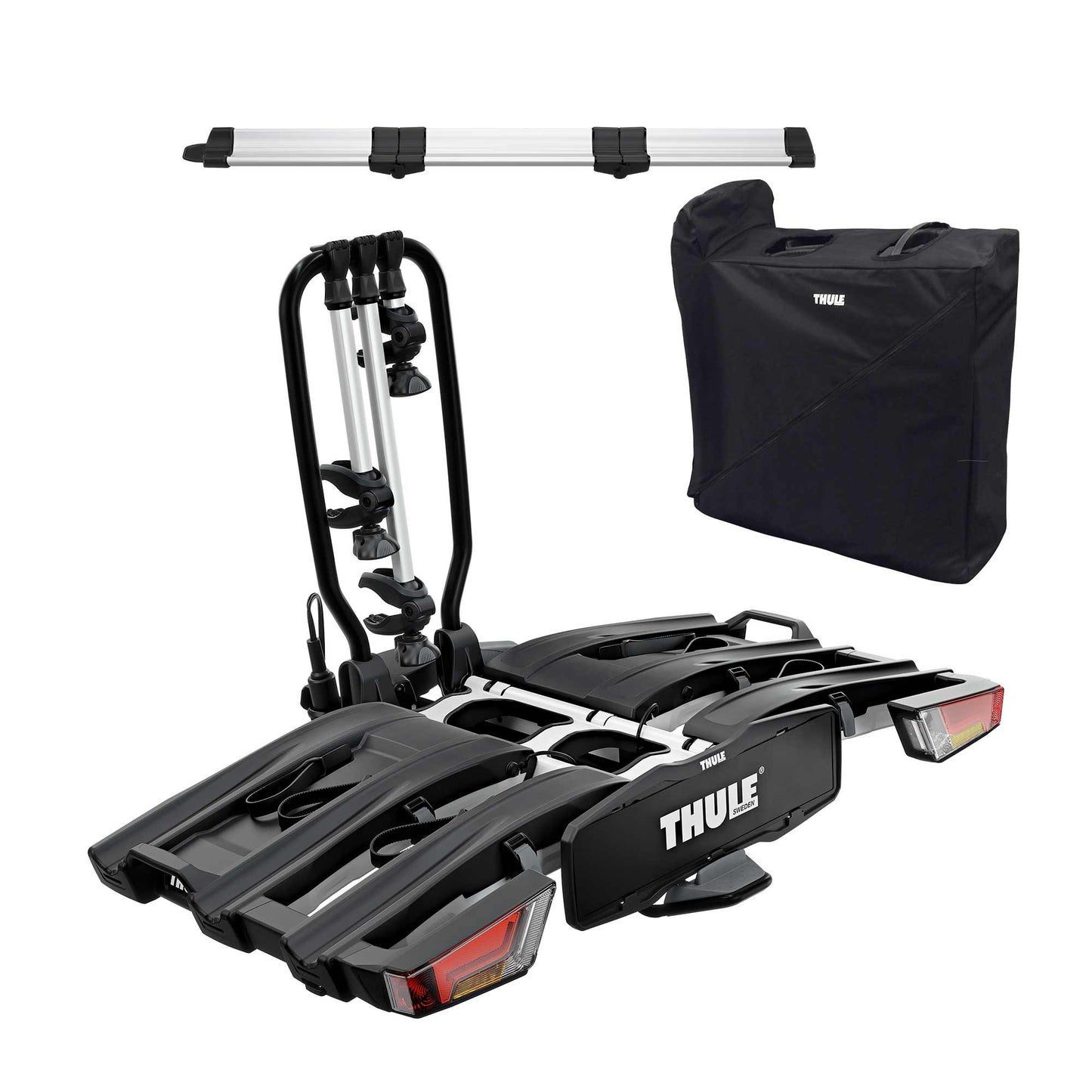 Thule Kupplungsfahrradträger Easy Fold XT 3 inkl. verschiedene Erweiterungen