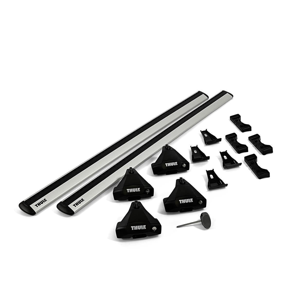 Thule roof rack complete set for Seat Ibiza 5-T Schrantheck (Mk. V) 2017- (normal roof)