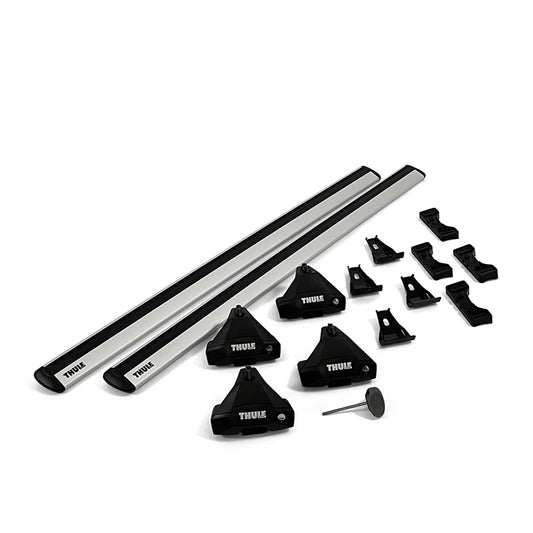 Thule roof rack complete set for Audi A1 5-T Schrächtheck 2012-2018 (normal roof)