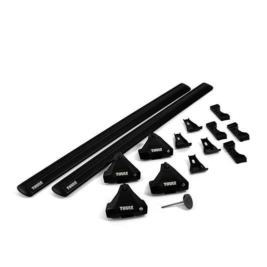 Thule roof rack complete set for Ford Explorer Electric 5-T SUV 2024- (normal roof)-black