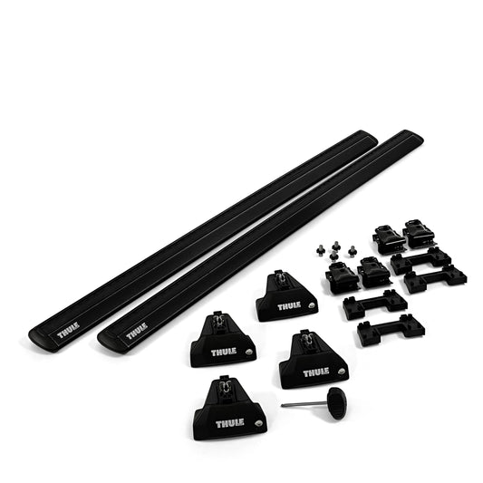 Thule roof rack complete set for Mitsubishi ASX 5-T SUV 2023- (blissful rails)- black