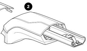 Thule Complete Foot Left - Thule Edge Raised Rail einzelner Fuß links