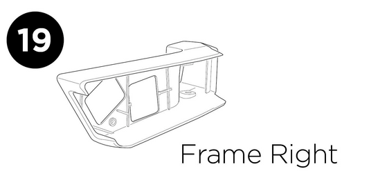 Thule Lamp Frame R Lampenrahmen - Lampengestell rechts für den EasyFold XT