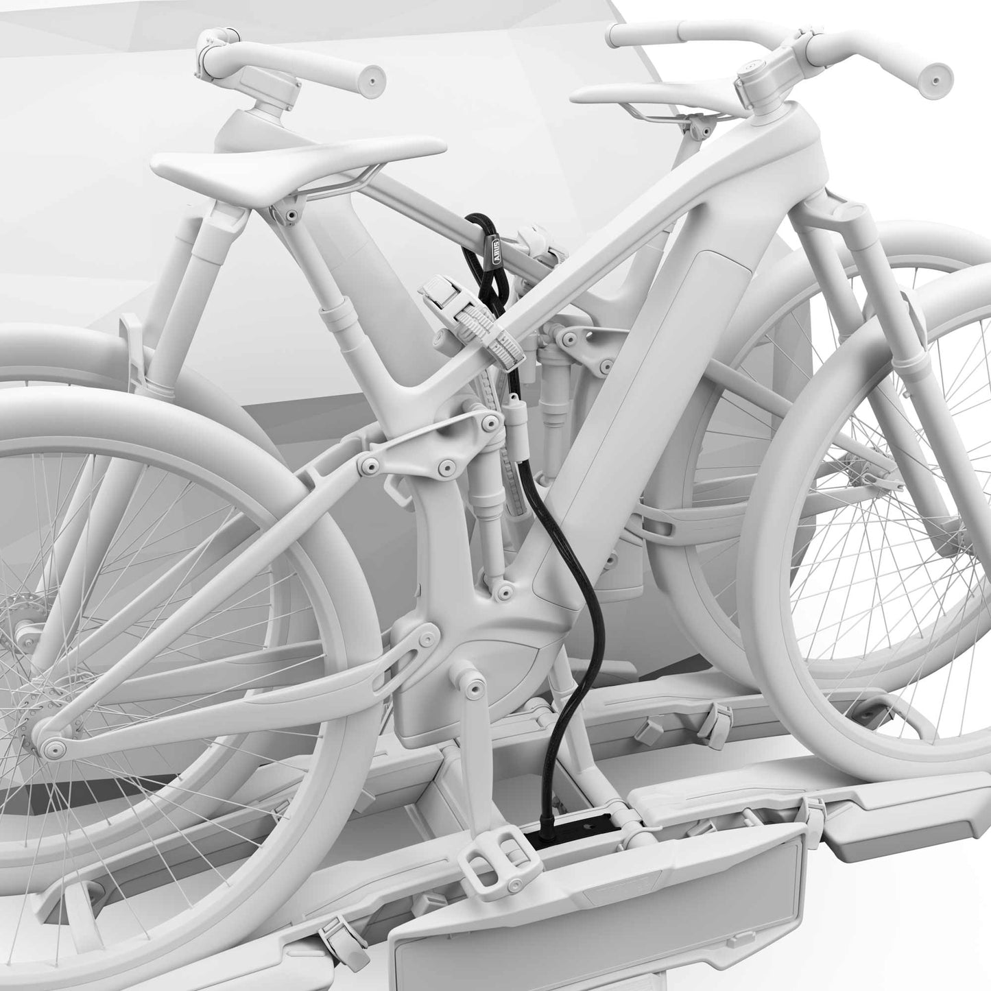 Thule Sicheres ABUS Schloss für Fahrradträger – inkl. 150 cm Kabel & werkzeugloser Montage